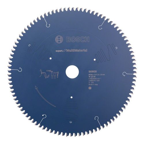 Bosch EXPERT Multi Material körfűrészlap 305x2,4/1,8 30 T96 fog, TCG nemvasfém, aluminium, fa