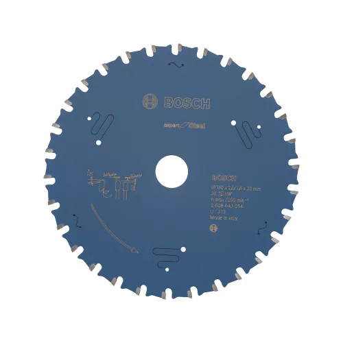 Bosch EXPERT Steel körfűrészlap 160x2,0/1,6 T30 fog, HLTCG kézi fűrészekhez, acélhoz