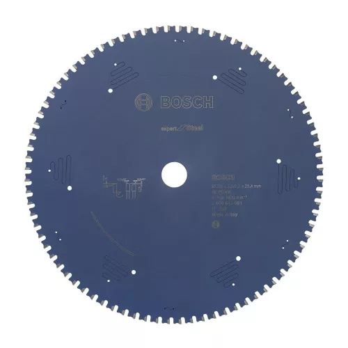 Bosch EXPERT Steel körfűrészlap 305x2,6/2,2 25,4 T80 fog, HLTCG gérvágó fűrészekhez, acélhoz