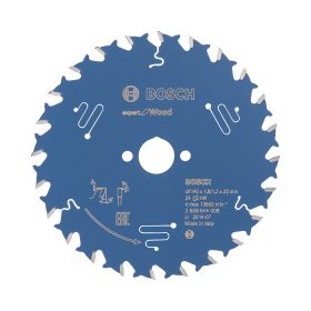   Bosch EXPERT Wood körfűrészlap 140x1,8/1,3 20 T24 fog, ATB kézi fűrészekhez, fához