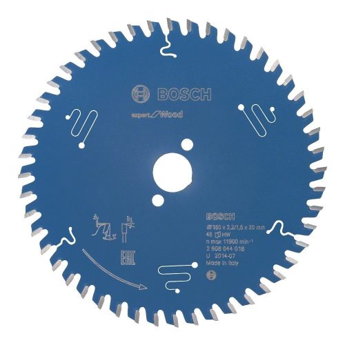 Bosch EXPERT Wood körfűrészlap 160x2,2/1,6 20 T48 fog, ATB kézi fűrészekhez, fához
