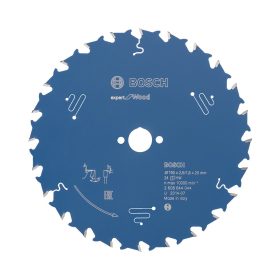   Bosch EXPERT Wood körfűrészlap 190x2,6/1,6 20 T24 fog, ATB kézi fűrészekhez, fához
