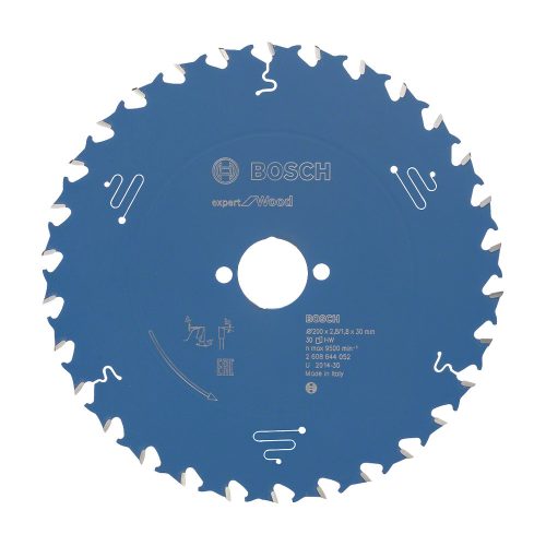 Bosch EXPERT Wood körfűrészlap 200x2,8/1,8 30 T30 fog, ATB kézi fűrészekhez, fához