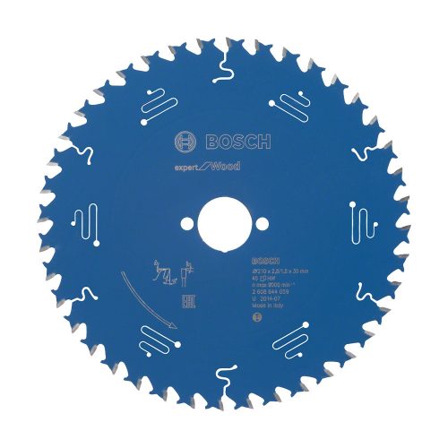 Bosch EXPERT Wood körfűrészlap 210x2,8/1,8 30 T40 fog, ATB kézi fűrészekhez, fához