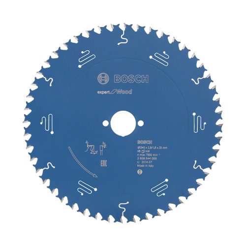 Bosch EXPERT Wood körfűrészlap 240x2,8/1,8 30 T48 fog, ATB kézi fűrészekhez, fához