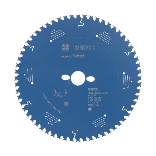 Bosch EXPERT Wood körfűrészlap 270x2,8/1,8 30 T60 fog, ATB kézi fűrészekhez, fához