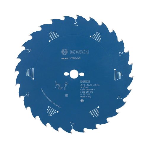 Bosch EXPERT Wood körfűrészlap 410x4,2/2,5 30 T28 fog, ATB kézi fűrészekhez, fához