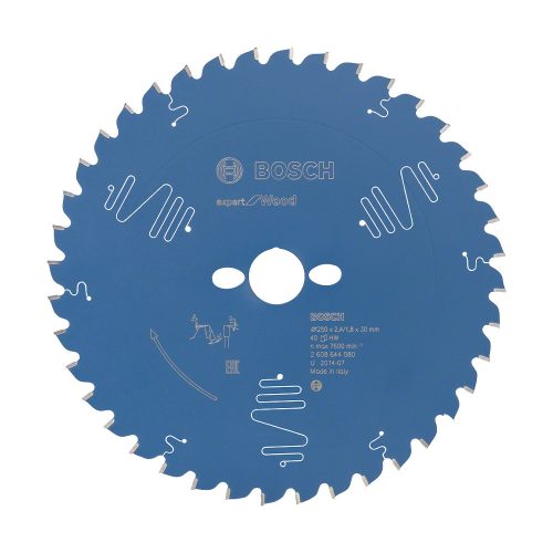 Bosch EXPERT Wood körfűrészlap 250x2,4/1,8 30 T40 fog, ATB gérvágó fűrészekhez, fához