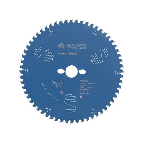 Bosch EXPERT Wood körfűrészlap 260x2,4/1,8 30 T60 fog, ATB gérvágó fűrészekhez, fához
