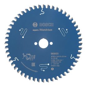   Bosch EXPERT Aluminium körfűrészlap 165x2,6/1,6 20 T52 fog, HLTCG, alumínium, nemvasfémek