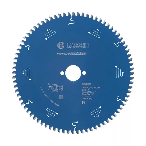 Bosch EXPERT Aluminium körfűrészlap 235x2,6/1,8 30 T80 fog, HLTCG, alumínium, nemvasfémek
