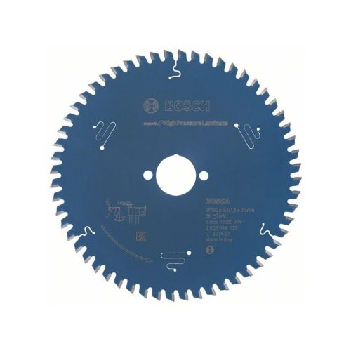 Bosch EXPERT körfűrészlap 190x2,6/1,6 30 T56 fog kézi fűrészekhez, laminált lap, rétegelt lemez