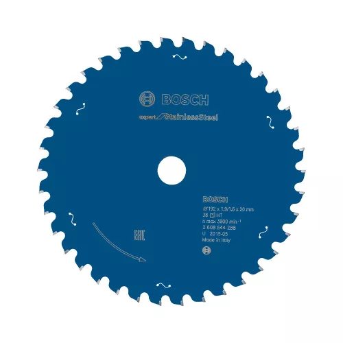 Bosch EXPERT Stainless Steel körfűrészlap 192x1,9/1,6 20 T38 fog, HLTCG, rozsdamentes acélhoz