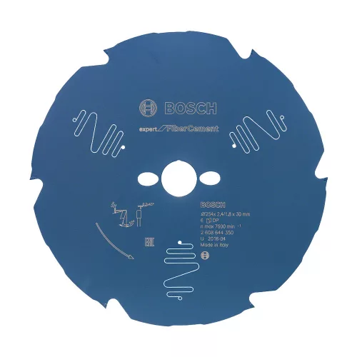 Bosch EXPERT Fiber Cement körfűrészlap 254x2,2/1,6 30 T6 fog, gérvágó fűrészekhez betonitlaphoz