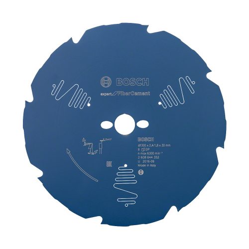 Bosch EXPERT Fiber Cement körfűrészlap 300x2,2/1,6 30 T6 fog, gérvágó fűrészekhez betonitlaphoz