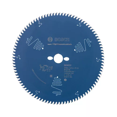 Bosch EXPERT körfűrészlap 300x3,2/2,2 30 T96 fog, asztali fűrészekhez rétegelt, kompozit anyag