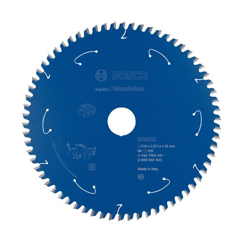 Bosch EXPERT körfűrészlap 216x2/1,4 30mm, T78 fog akkus géphez, alumínium, nemvasfém