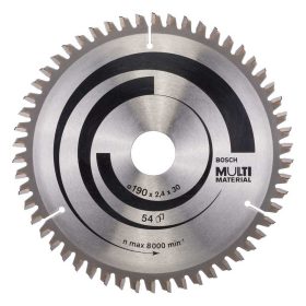   Bosch körfűrészlap univerzális felhasználásra 190x2,4x30mm, 54 fog (2db/csomag)