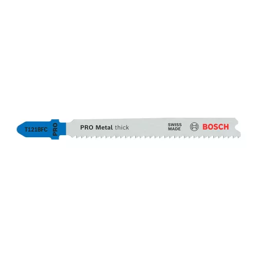 Bosch PRO Metal thick T121BFC szúrófűrészlap, 92 mm, 5 db, közepes vastagságú és vastag fémhez