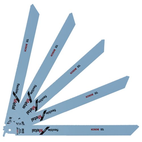 Bosch S 1122 AF orrfűrészlap fémhez 225mm 5db/cs