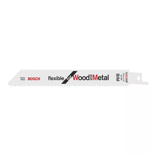 Bosch S 922 HF Flexible for Wood and Metal szablyafűrészlap (2 db)