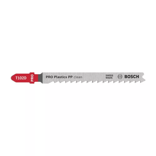 Bosch PRO Plastics PP clean T102D szúrófűrészlap, 100 mm, 5 db, műanyaghoz
