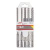 Bosch PRO SDS-Plus 5X kalapácsfúrószár-készlet, 6/6/8/8/10 mm, vasbeton, tégla, kő, 5 részes