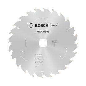   Bosch PRO Wood körfűrészlap akkus géphez, 160x1,5x20 mm 24 fog, kemény fa, forgácslap