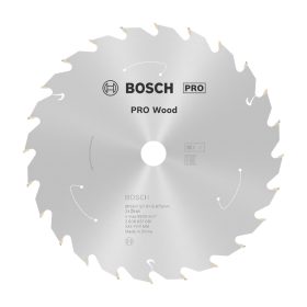   Bosch PRO Wood körfűrészlap akkus géphez, 165x1,5x15,875 mm 24 fog, kemény fa, forgácslap