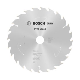   Bosch PRO Wood körfűrészlap akkus géphez, 165x1,5x20 mm 24 fog, kemény fa, forgácslap