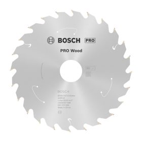   Bosch PRO Wood körfűrészlap akkus géphez, 165x1,5x30 mm 24 fog, kemény fa, forgácslap