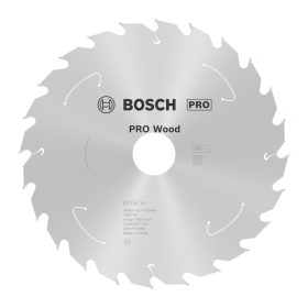   Bosch PRO Wood körfűrészlap akkus géphez, 190x1,6x20 mm 24 fog, kemény fa, forgácslap
