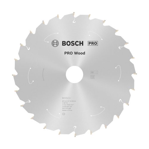 Bosch PRO Wood körfűrészlap akkus géphez, 216x1,7x30 mm 24 fog, kemény fa, forgácslap