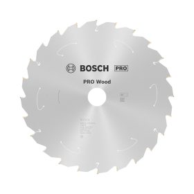   Bosch PRO Wood körfűrészlap akkus géphez, 250x2,2x30 mm 24 fog, kemény fa, forgácslap