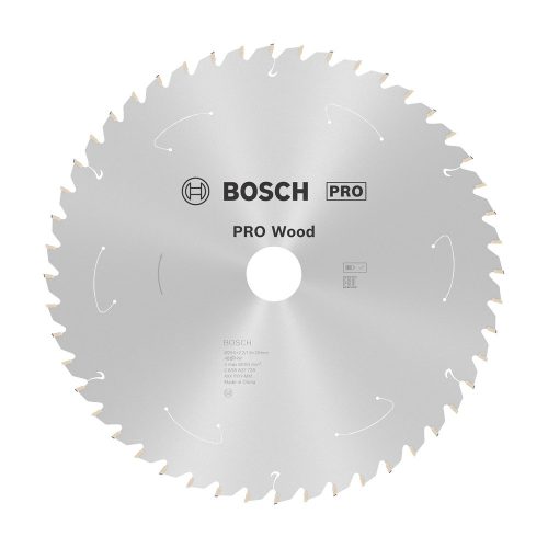 Bosch PRO Wood körfűrészlap akkus géphez, 250x2,2x30 mm 48 fog, kemény fa, forgácslap