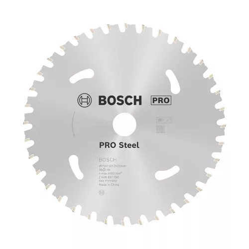 Bosch PRO Steel körfűrészlap akkus géphez, 173x1,6x20 mm 36 fog, acél vágásához