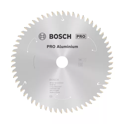 Bosch PRO körfűrészlap akkus géphez, 173x1,8x20 mm 60 fog, alumínium, nemvasfém