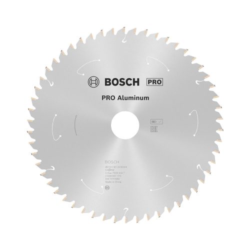 Bosch PRO körfűrészlap akkus géphez, 210x1,9x30 mm 54 fog, alumínium, nemvasfém