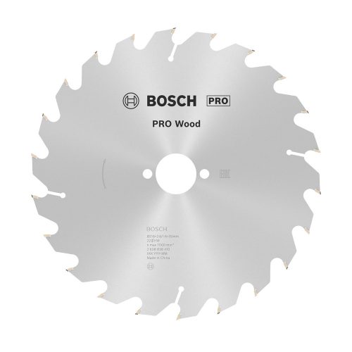 Bosch PRO Wood körfűrészlap, 216x2,6x30 mm 22 fog, kemény fa, rétegelt lemez, forgácslap
