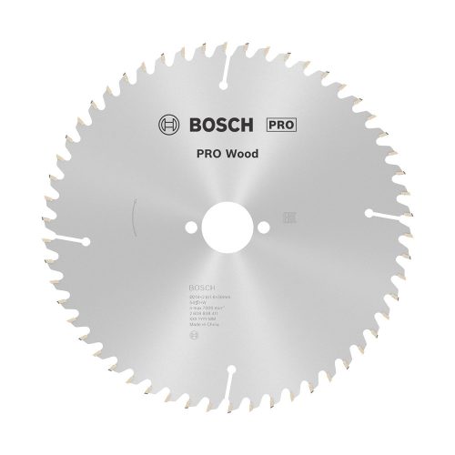Bosch PRO Wood körfűrészlap, 216x2,6x30 mm 54 fog, kemény fa, rétegelt lemez, forgácslap