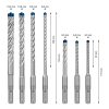 Bosch EXPERT SDS Plus-7X ProBox készlet, 7 db 5/6 8x50 115 10 12 100 165 kalapácsfúró-készletek
