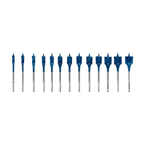 Bosch EXPERT Self Cut lapos marófúró készlet vászontáskában, 13 részes 10-32x152mm