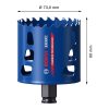 Bosch EXPERT Tough Material keményfémfogú körkivágó többféle anyaghoz 73x60mm