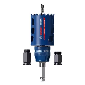   Bosch EXPERT Tough Material Körkivágó kezdőkészlet, 51 mm  fém, fa, tégla, műanyag, inox