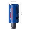 Bosch EXPERT Construction Material körkivágó  40x60 mm 1 9/16" puhafa, tégla, műanyag, GFK, CFK
