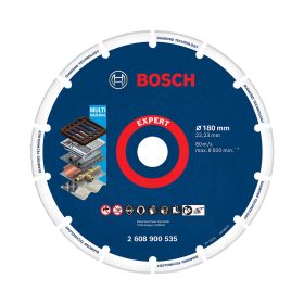   Bosch EXPERT Fémvágó gyémánt vágótárcsa 180mmx22.23 Diamond Metal acél, rozsdamentes, nemvasfém