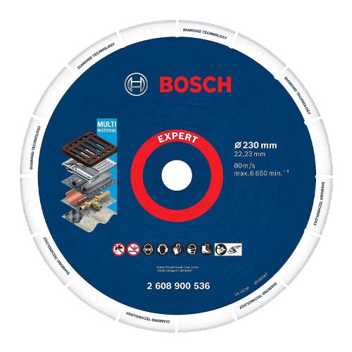 Bosch EXPERT Diamond Metal fémvágó gyémánt vágótárcsa 230x22,23mm