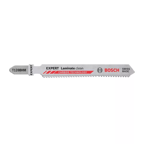 Bosch EXPERT T 128 BHM keményfém fogazású szablyafűrészlap 92mm, 3 db PVC, HPL, Vinil