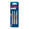 Bosch EXPERT T 128 BHM keményfém fogazású szablyafűrészlap 92mm, 3 db PVC, HPL, Vinil