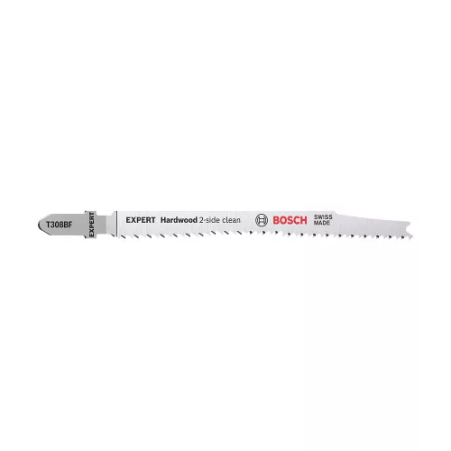 Bosch EXPERT T 308 BF clean szúrófűrészlap 117mm, 3 db keményfa, műanyag bevonatú fa